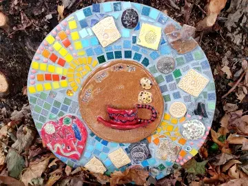 Community Art Trail ceramic in bloomsbury, London