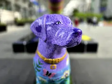 Guide dog sculpture