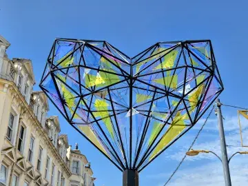Heart Great Yarmouth sculpture