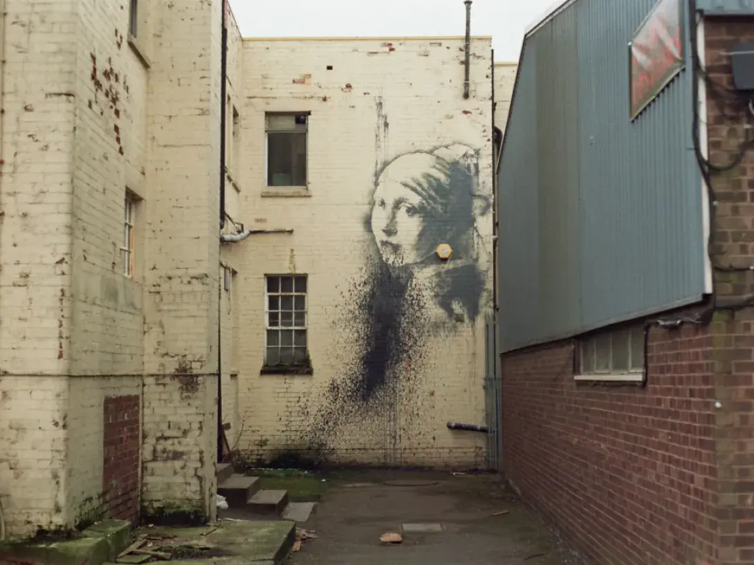 The Girl with The Pierced Eardrum by Banksy - flickr/waltjabsco (CC BY-NC-ND 2.0)