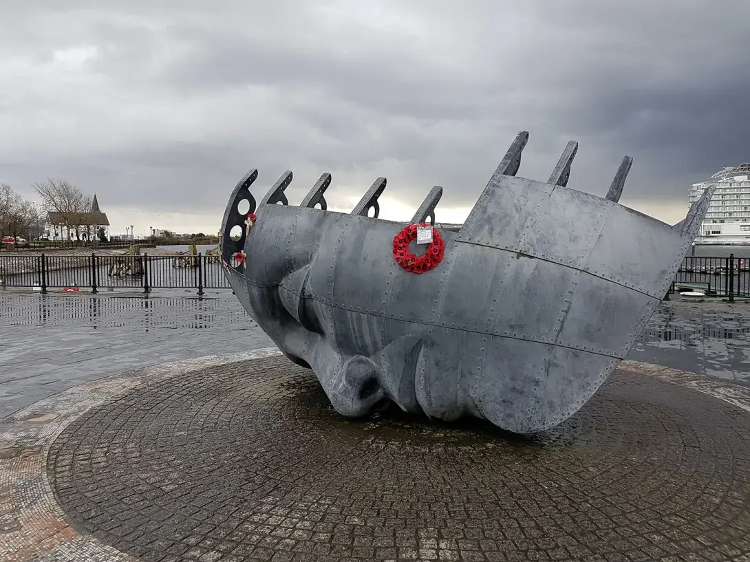 Merchant Seafarers War Memorial, Cardiff Bay, Wales